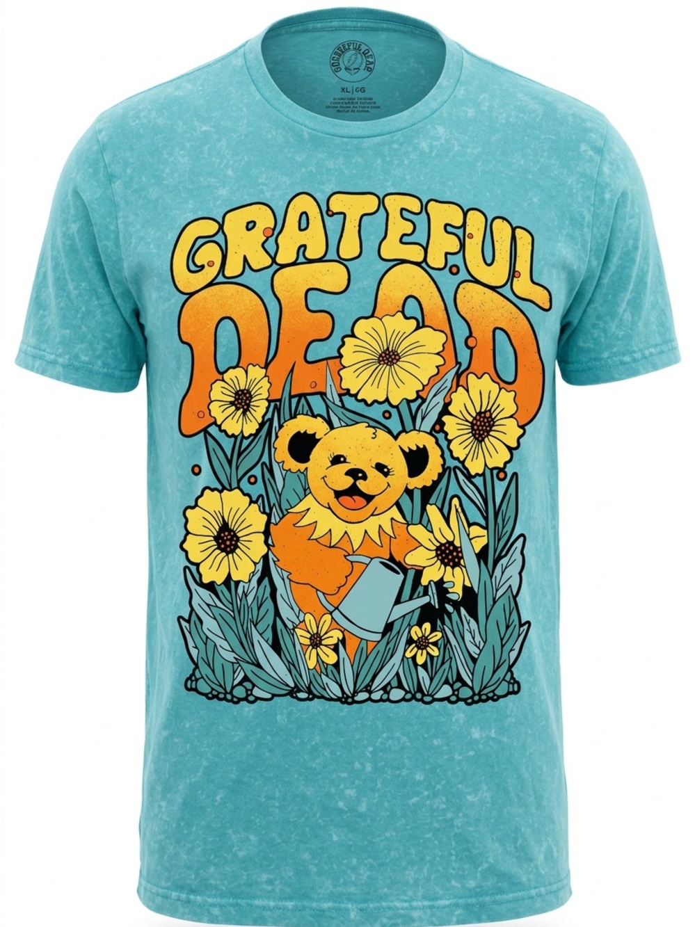 Unisex Teal Shade Grateful Dead Short Sleeve T Shirt Size XL